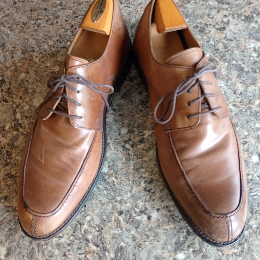 Johnston&Murphy Men's Dress Tan Laceup Oxford Shoes Size 11M (242)